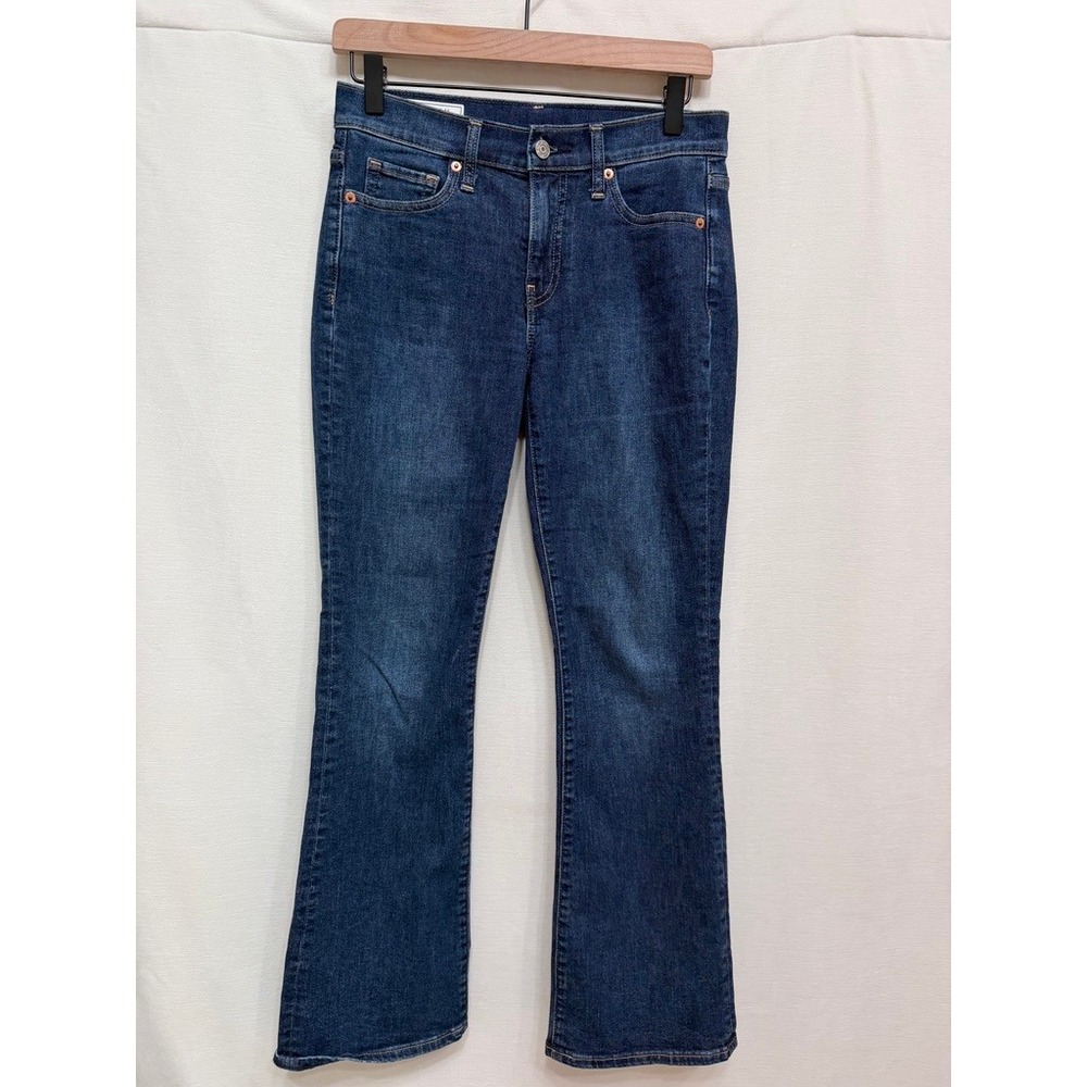 Gap Baby Boot Mid Rise Petite Jeans Dark Indigo Wash 27 / 4P